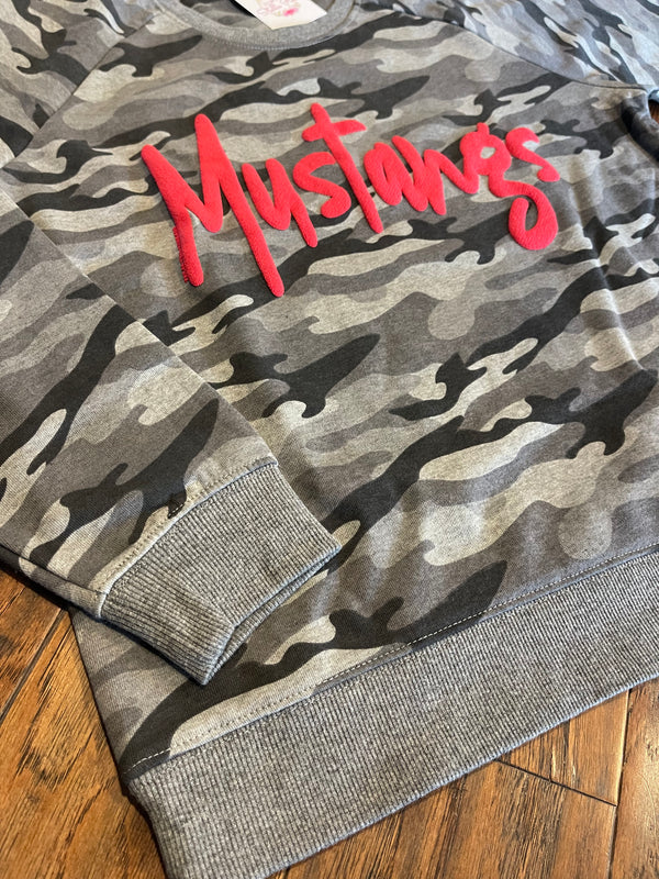 Custom Mustang Camo sweatshirt