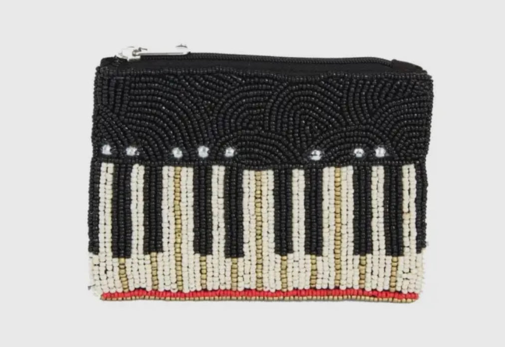 Fully beaded coin purses