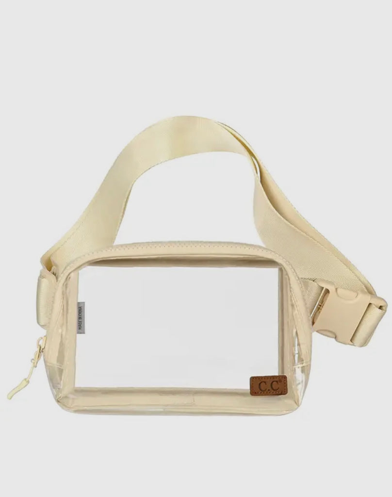 Ivory Clear Stadium Fanny Pack