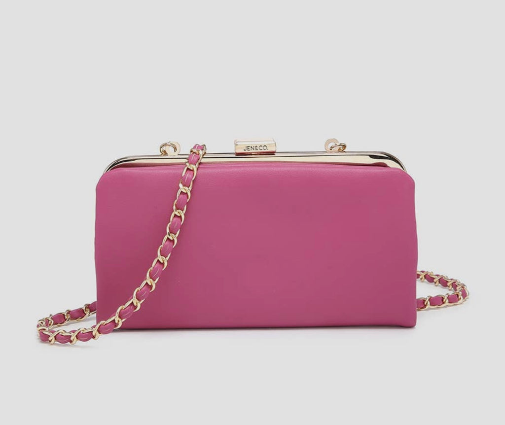 Fuchsia Sue Wallet Pouch Crossbody