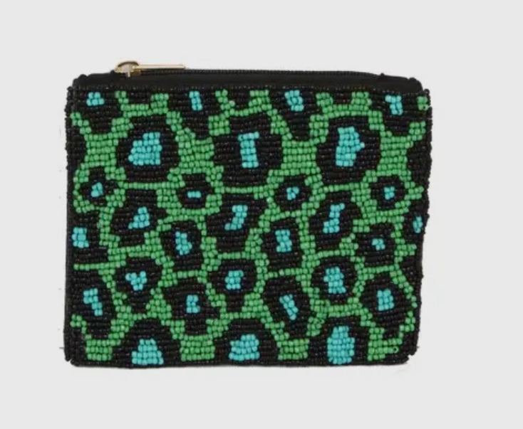 Fully beaded coin purses