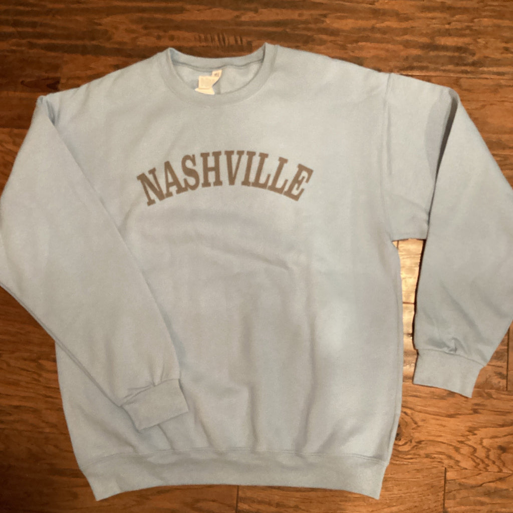 Light Blue Nashville Graphic Sweatshirt